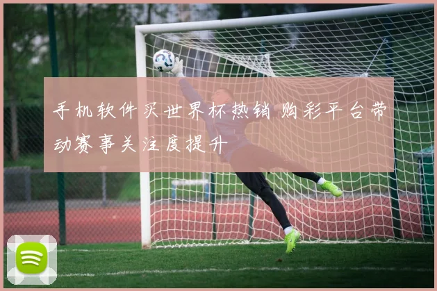 手机软件买世界杯热销 购彩平台带动赛事关注度提升