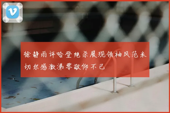 徐静雨评哈登绝杀展现领袖风范米切尔感激涕零敬仰不已